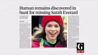 Newspaper headlines - Sarah Everard case (UK) - BBC News - 11th March 2021
