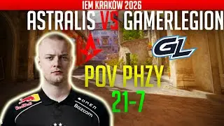 POV: phzy (21-7) / Inferno / Astralis vs GamerLegion / IEM Krak&oacute;w 2026 / CS2 DEMO