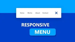 Awesome animated responsive menu bar using only HTML & CSS | Responsive Navigation Menu Bar Tutorial