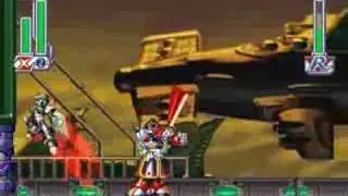 Megaman X4 - Zero vs. Colonel (No Damage Clear)