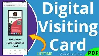 Digital Visiting Card | Digital Business Card | Digtial vCard | We Make vCard for you | MakeVCard