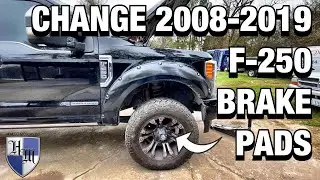 F-250 6.7L SUPER DUTY ЗАМЕНА ПЕРЕДНИХ ТОРМОЗНЫХ КОЛОДОК ЗА 2 МИНУТЫ!