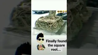 Finally found the square root... 😎😂😂 #viral #trends #memes #funny #shorts