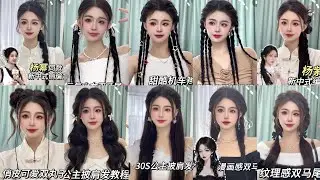 Amazing Trending Hairstyles Tutorials Korean Style for Unique Girls
