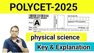 POLYCET 2025 key and explanation