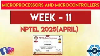 Microprocessors And Microcontrollers Week 11 Quiz Answer Solution | NPTEL 2025(April)