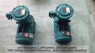 YBX3 Explosion proof three-phase asynchronous AC electric motor.