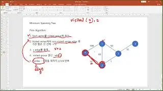 그래프 최소신장트리 Minimum spanning tree Prim Kruskal 알고리즘