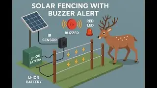 Солнечное ограждение с зуммером Alert