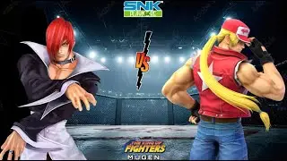KOF MUGEN - Mixed-tier Iori Yagami team VS Advanced Terry Bogard team