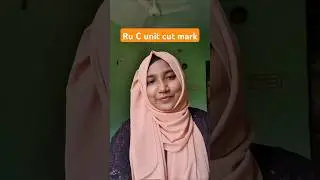Ru c unit cut mark #youtubeshorts #ruadmission #admission #cutmark #rajshahiuniversity #shortsfeed