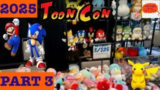 ПРОХОЖДЕНИЕ КОНВЕНЦИИ TOON CON 2025 3. Ёж Соник. Актёры озвучки. Pokemon. Funko Pop. Игровое разв...