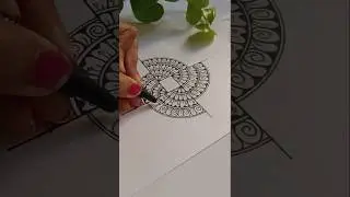 Mandala art for beginners ✨️😮&deg;♡☆🌈🖌 #shorts #art #satisfying #mandala #trending #asmr #fyp #ytshorts