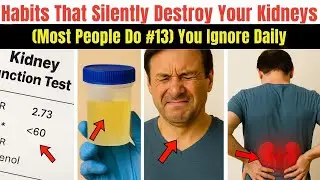 13 Everyday Habits That Destroy your kidneys |Symptoms of Kidney Failure