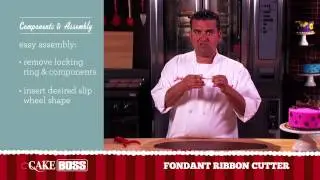 Fondant Ribbon Cutter - Cake Decorating Tools - Cake Boss Baking