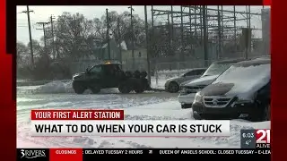 WHAT TO DO WHEN YOUR CAR IS STUCK