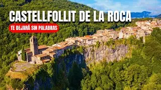 CASTELLFOLLIT DE LA ROCA 4K | El pueblo m&aacute;s IMPRESIONANTE de GIRONA
