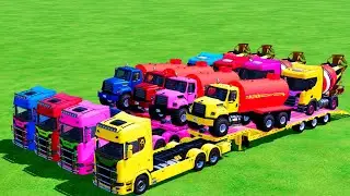 Colorful Emergency Vehicle Transport &ndash; Journey to a New Destination