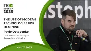 Geospace 2023 Pavlo Ostapenko The use of modern technologies for demining