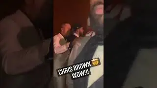 Chris Brown At Terrence J's Birthday Party