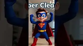Мультяшные дети с радостью стирают белье дома 🧺😊 | Веселое обучение для детей