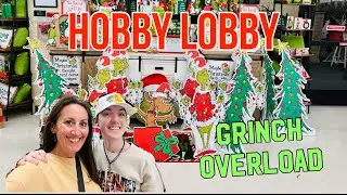 ✨NEW✨HOBBY LOBBY CHRISTMAS | GRINCH 2023 & GINGERBREAD FINDS ❤️💚 SHOP WITH US