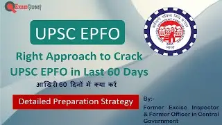 UPSC EPFO - Last 60 Days Strategy