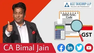 Find out HSN/ SAC for Goods/ Services for correct classification & Rates (English) || CA Bimal Jain