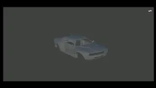 [Timelapse]3D Modeling Widebody Dodge Challenger in Nomad Sculpt. (pt.1)
