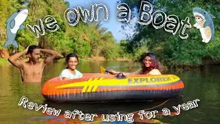 Intex Explorer 300 Review | Inflatable boat | ZI 11 | Summer Vibes #intex #explorer #fun