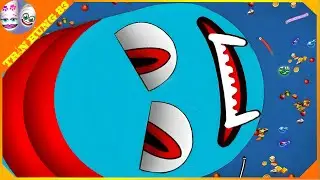 🐍WORMSZONE.IO | GIANT SLITHER SNAKE TOP 01 / Epic Worms Zone Best Gameplay! | Trần Hùng 83