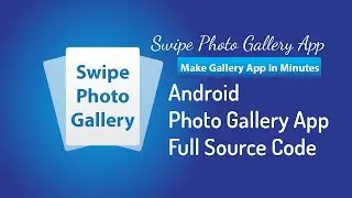 Swipe Photo Gallery Android App Demo