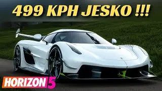 Koenigsegg Jesko 499 KPH Run [ 310 MPH ] || Forza Horizon 5