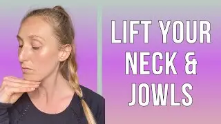 Lift Your Neck & Jowls While You Cleanse | Quick Face Yoga Routine