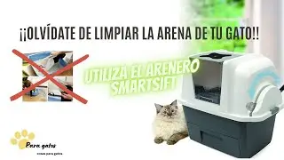 Arenero autolimpiable para gatos Catit Smartsift ✅ El mejor arenero para gatos semiautom&aacute;tico