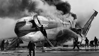 BOAC Flight 712 News Reports & Aftermath Footage | 8 April 1968 London, United Kingdom
