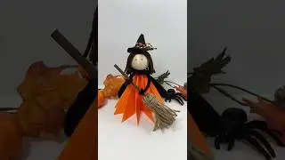 Easy Halloween DIY Witch Decor Idea