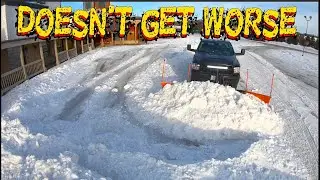 Испытание снегоочистителя Sno Powers F-12 для грузовиков.
