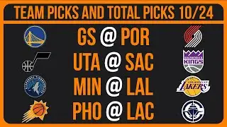 NBA Picks Today 10/24/25 NBA Picks and Predictions NBA Bets Today
