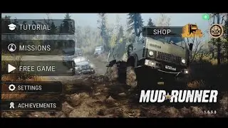 Mission #1 - The Rig - Driving The Rig TrailerTruck To Small Town | MudRunner AndroidGameplay HD.