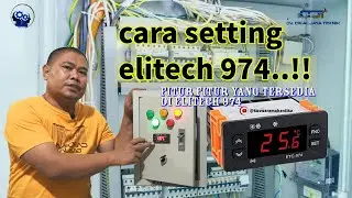 CARA MENSETTING TERMOSTAT ELITECH 974 .
