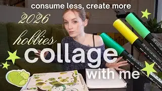 This 10-Minute Art Break Will Reset Your Brain | Scrapbook With Me 🌱🎧