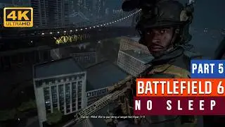 Прохождение Battlefield 6: NO SLEEP (Часть 5) - Полная миссия в разрешении 4K на RTX 4050 Ultra