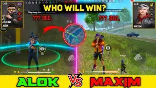 ALOK VS MAXIM IN ZONE TEST FREE FIRE - para SAMSUNG A3,A5,A6,A7,J2,J5,J7,S5,S7,S9,A10,A20,A30