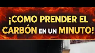 Tutorial de como prender un carb&oacute;n #carneasada