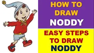 Easy Noddy Drawing Tutorial for Beginners