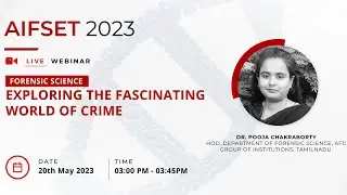 Forensic Science- Exploring the fascinating world of crime