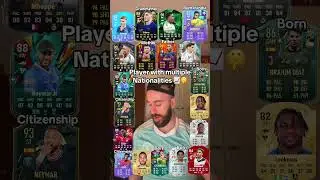 Players with multiple nationalities on eafc25 with Rodrygo,Neymar and Mbapp&egrave;