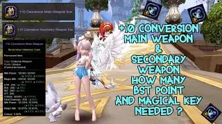 Dragon Nest SEA - 9M BST Point Ready ... +10 Conversion Weapon ( How Many Magical Key Needed ? )