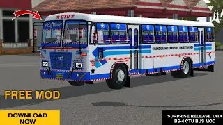 Download Now 😍 // Ctu Tata Bs-4 Bus Mod // Surprise Release